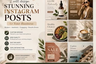 design aesthetic instagram posts for your business