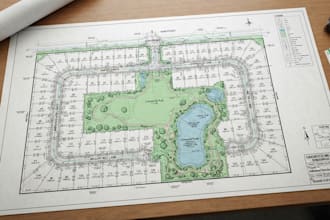 create master plan, subdivision plan