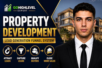build property development lead generation buyer acquisition funnel system