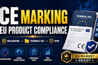 do ce marking compliance, and prepare eu product certification, eu declaration