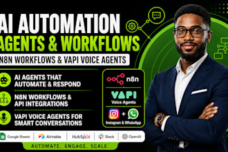 build ai automation agents n8n workflows vapi voice agents