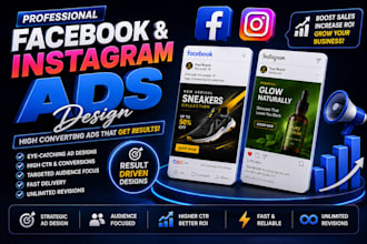 design high converting meta ad creatives