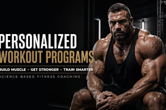 create a personalized workout plan for muscle growth and strength