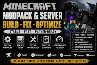 create fix minecraft modpack crash, cobblemon server, forge fabric neoforge