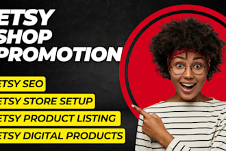 setup etsy store etsy shop promotion etsy SEO etsy store traffic to boost sales