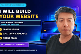 customize a professional website from your text and ideas