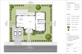 design site plans, floor plans and architectural drawings