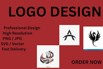 create a premium, modern logo for your business and brand