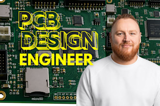 design pcb circuit, schematic, layout, gerber, bom and multilayer pcb