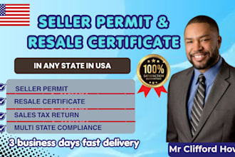 register your US seller permit, sales tax permit and resale certificate