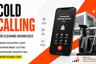 janitorial cold calling, cold calling, janitorial cleaning service leads