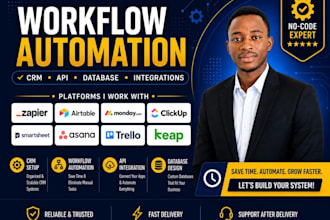 zapier airtable CRM monday smartsheet clickup keap trello asana workflow
