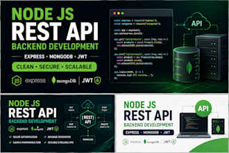 build node js express rest API with mongodb