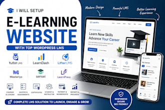 set elearning website tutor lms learndash lifterlms masteriyo sensei learnpress