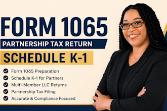 prepare your late form 1065 partnership tax return and schedule k1 for your llc