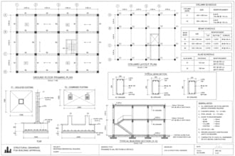 provide civil engineering structural drawings for building approval