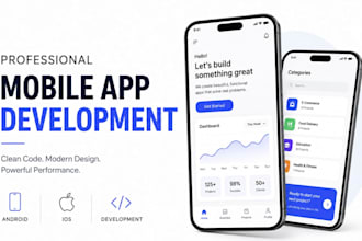 develop a professional mobile app for andriod and ios