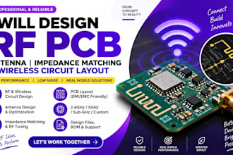 design rf pcb antenna and impedance matching circuits