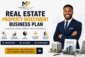 write real estate property investment business plan financial model ROI analysis