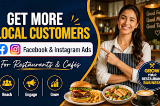 run meta ads for local restaurants and cafes