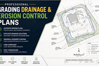 create professional grading drainage and erosion control plans