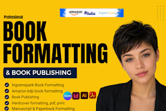 book formatting for ingramspark paperback and hardcover publishing, amazon kdp