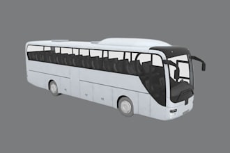 do 3d bus modeling, 3d bus, bus modeling,