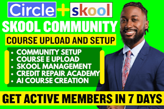 skool credit repair, mighty network ghl community, circle so community manager