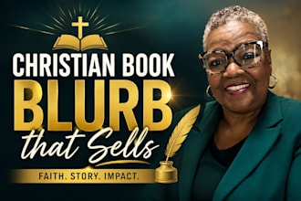 write a christian book blurb, blurb writing, christian book and back cover copy