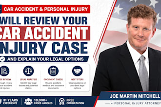 review your car accident injury case and explain your legal options