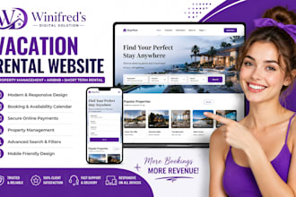 vacation rental website, property management, airbnb, short term rental website