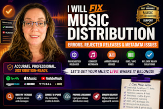 fix music distribution error rejected release metadata and distrokid issues