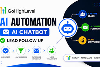 setup gohighlevel ai automation ai chatbot and lead follow up