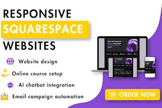 setup squarespace membership, online course, blog, ecommerce sites