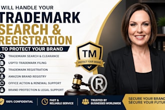 handle your trademark search and registration to protect your brand