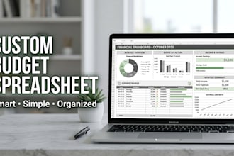 do custom budget spreadsheet