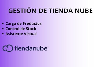 gestionar y cargar productos en tu tienda nube