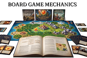 design your card game mechanics balance gameplay and build the rulebook