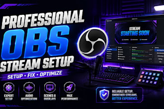 setup fix and optimize obs studio for professional streaming