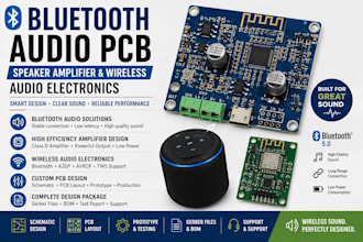 design bluetooth audio pcb speaker amplifier and wireless audio electronics