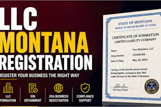 do llc montana state in business registration, usa business registration