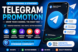 promote your telegram channel with targeted marketing and community growth