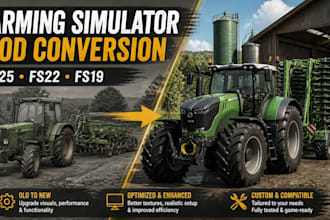 convert farming simulator mods vehicle map fs25 fs22 fs19