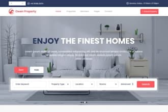 build squarespace property management website rental property business website