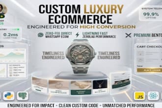 build you a complete webstore full of your choice