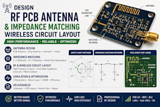 design rf pcb antenna impedance matching and wireless circuit layout