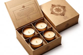 create luxury candle packaging, candle labels, and fragrance boxes