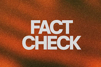 fact check and proof read