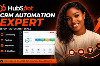 setup hubspot CRM automation lead scoring pipelines sequences and ai workflows
