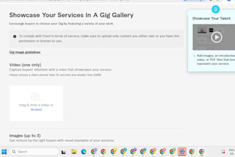 set up landibg page